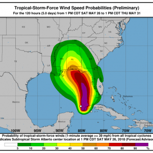 Thomas County Prepares For Subtropical Storm Alberto Photo for Thomas County Prepares For Subtropical Storm Alberto